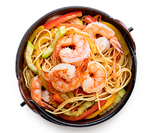 Сомен с креветками