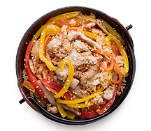 Тяхан со свининой