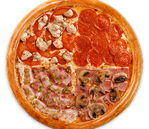 Пицца 4 вкуса 40см