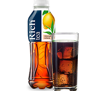 Чёрный чай лимон