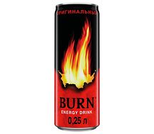 Энергетический напиток Burn Оригинальный 0,25 л