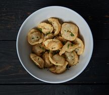 Пельмени жареные