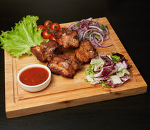 Шашлык из свиных ребрышек