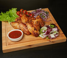 Крылышки на углях