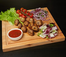 Шампиньоны на углях