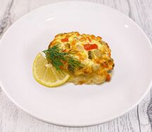Треска жареная с соусом тартар