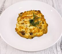 Мясо по-французски с грибами