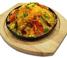 Картофель, запеченный с телятиной