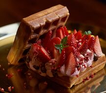 Wow Berry вафля со свежими ягодами