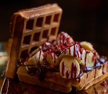 Wow Sweet Black вафля банан-шоколад