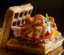 Wow chick вафля цыплёнок барбекю