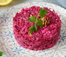Свекла с чесноком
