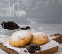 Пончини с шоколадом