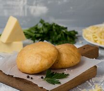Пончини с сыром и зеленью