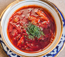 Борщ с говядиной