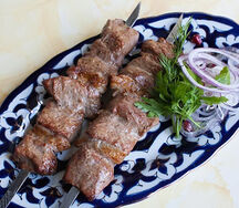 Шашлык из говяжьей вырезки