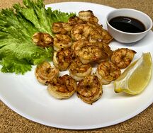 Креветка очищенная на гриле