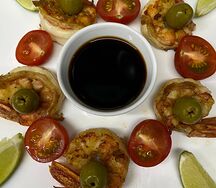 Лангустины очищенные на гриле