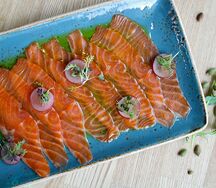 Карпаччо из лосося