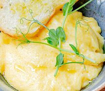 Картофельное пюре с трюфельным маслом