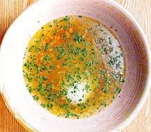 Суп с цыпленком и домашней лапшой