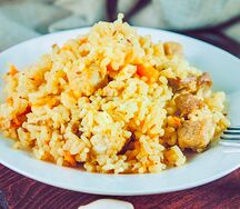 Плов из свинины