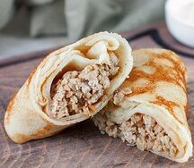 Блинчик с мясом