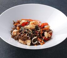 Wok с креветкой