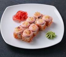 Запечённый ролл Калифорния Хот
