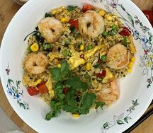 С креветкой