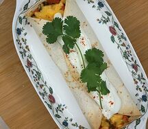 Мексиканское буррито из куриного филе