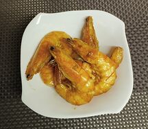 Жареные креветки