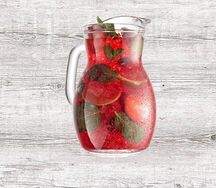 Домашний лимонад клубника