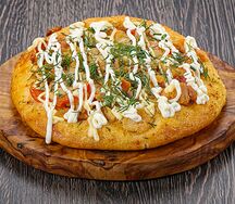 Пицца куриная