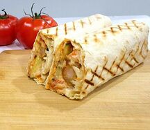 Шаурма в обычном лаваше