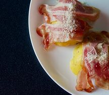 Запечённый картофель с беконом