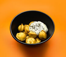 Пельмени, жаренные во фритюре