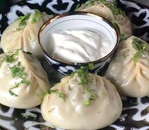 Манты на пару