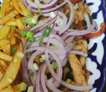 Фри с мясом