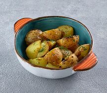 Картофель печеный с травами