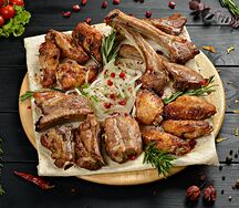 Ассорти мяса на косточке