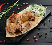 Шашлык из свиных рёбрышек