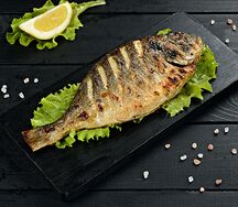 Дорадо на мангале