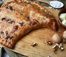 Хачапури Гвизели с куриным жульеном