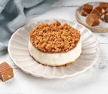Чизкейк с хрустящим крамблом и карамелью