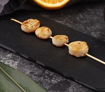 Морские гребешки на гриле