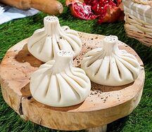 Хинкали с картофелем и грибами 