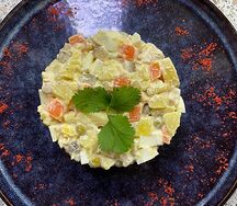 Оливье с курицей