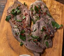 Язык говяжий с хреном