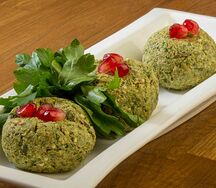 Пхали из стручковой фасоли с орехами